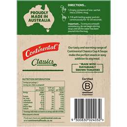 Continental Cup A Soup Tasty Tomato 2 Pack