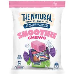 The Natural Confectionery Co. Smoothie Chews 220g Bag