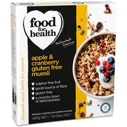 Food For Health Muesli Gluten Free