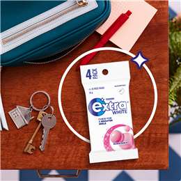 Extra White Bubblemint Sugar Free Chewing Gum Multipack