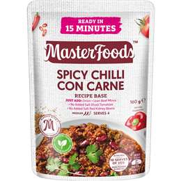 Masterfoods Chilli Con Carne Recipe Base 170g | Woolworths