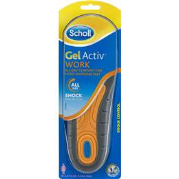 Scholl Gelactiv Insoles Women's Work 1 Pair