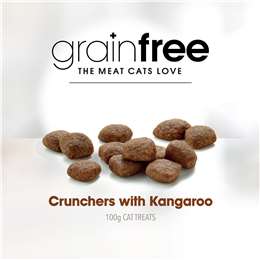 Fussy Cat Grain Free Crunchers Adult Cat Treats With Kangaroo