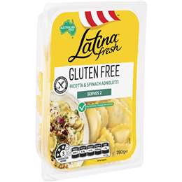 Latina Fresh Gluten Free Ricotta & Spinach Ravioli Pasta
