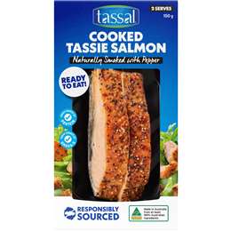 Tassal Hot Smoked Salmon Peppercorn