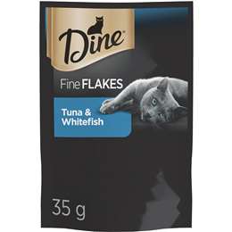 dine fine flakes tuna and whitefish