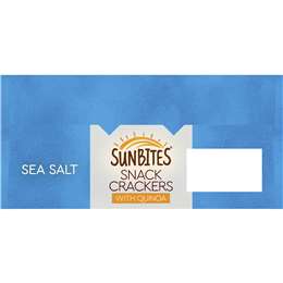 Sunbites Sea Salt Snack Crackers With Quinoa Share Pack