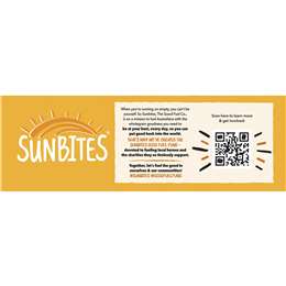 Sunbites Cheddar & Chives Snack Crackers W/ Quinoa Share Pack