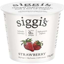 Siggi's 0.5 % Fat Yoghurt Strawberry 150g