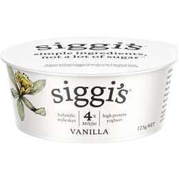 Siggi's 4% Fat Yoghurt Vanilla 125g