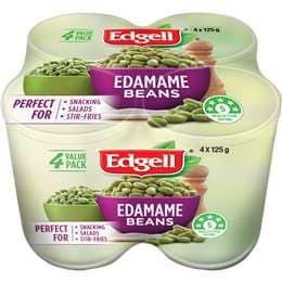 Edgell Edamame Beans 125g x 4 pack