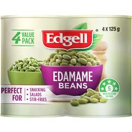 Edgell Edamame Beans Snack Packs Ready To Eat G X Pack Woolworths