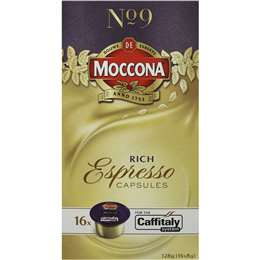 Moccona Coffee Capsules Espresso Rich No.9