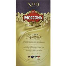 Moccona Coffee Capsules Espresso Rich No.9
