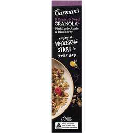 Carman's 5 Grain & Seed Granola Pink Lady Apple & Blueberry