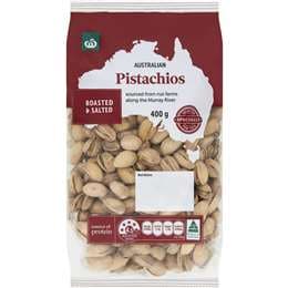 Woolworths Australian Pistachios Roasted & Salted