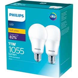 Philips Led 1055lm Warm Es 2 Pack