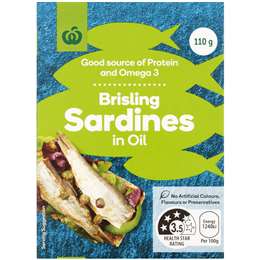 Woolworths Brisling Sardines In Oil