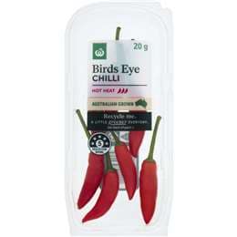 Woolworths Chilli Birdseye 