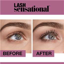 Maybelline Lash Sensational Lengthening Mascara Very Black 9ml Woolworths