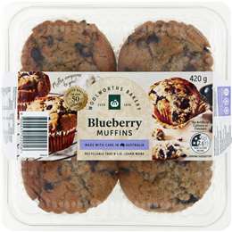 Woolworths Blueberry Muffins 