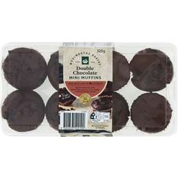 Woolworths Mini Double Choc Muffins 
