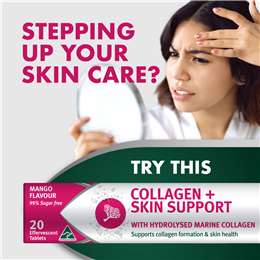 Nature's Own Magnesium+ Skin Effervescent With Collagen & Biotin