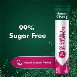 Nature's Own Magnesium+ Skin Effervescent With Collagen & Biotin