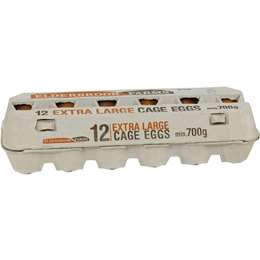 Elderbrook Farms 12 Extra Large Caged Eggs