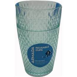 Armada Reusable Raindrop Cups Assorted 2 pack