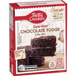 Betty Crocker Super Moist Chocolate Fudge Cake Mix 450g