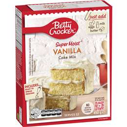 Betty Crocker Super Moist Vanilla Cake Mix 450g