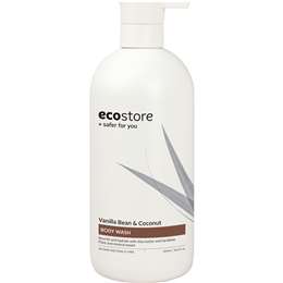 Ecostore Body Wash Vanilla Bean & Coconut 900ml