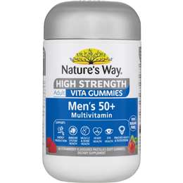 Nature's Way Men's 50+ Multivitamin Vita Adult Vita Gummies 60 pack