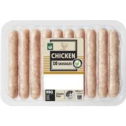 Woolworths 10 Chicken Sausages 550g