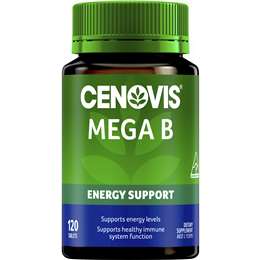 Cenovis Mega B Energy Support Tablets 120 pack