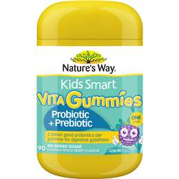 Nature's Way Kids Smart Vita Gummies Probiotic & Prebiotic 90 pack