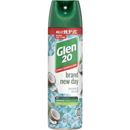 Glen 20 Spray Disinfectant Brand New Day Coconut & Sea Salt 375g