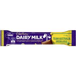 Cadbury Dairy Milk Team Australia Green & Gold Chocolate Bar 45g