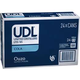 Udl Ouzo & Cola Cans