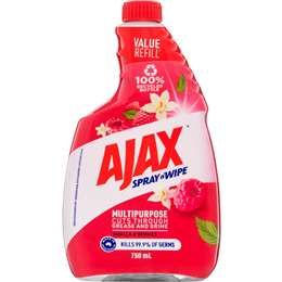 Ajax Spray & Wipe Multipurpose Refill Vanilla & Berries