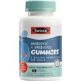 Swisse Kids Probiotic + Prebiotic Gummies 90 pack