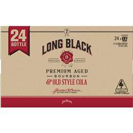 Jim Beam Long Black Bourbon & Mature Cola Mix Bottles