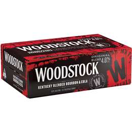 Woodstock Bourbon & Cola 4.8%... 375mL x 24 case
