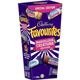 Cadbury Favourites Marvellous Creations Boxed Chocolate 336g