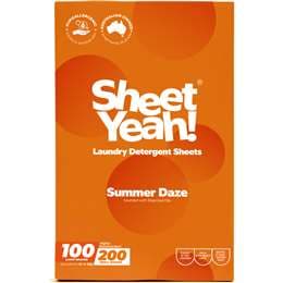 Sheet Yeah Laundry Detergent Sheets Summer Daze 100 pack