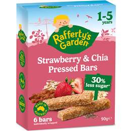 Rafferty's Garden Strawberry & Chia Pressed Bars