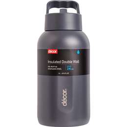 Decor Insulated Double Wall Travel Bottle 2L Assorted each