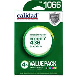 Calidad Brother LC436 Printer Ink 4 pack