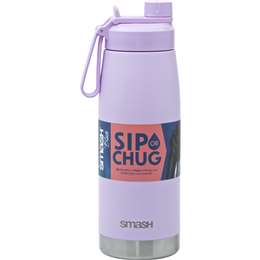 Smash Sip Or Chug Double Wall Dual Pro Lid Bottle 950mL Assorted each